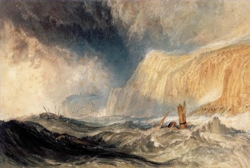 Shipwreck off Hastings Turner Oil Paintings